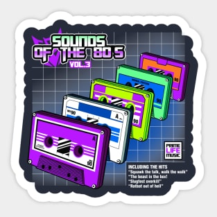 Sounds of the 80s Vol.3 Sticker